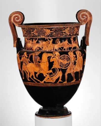 Terracotta volute-krater, ca. 450 v.Chr. door Greek